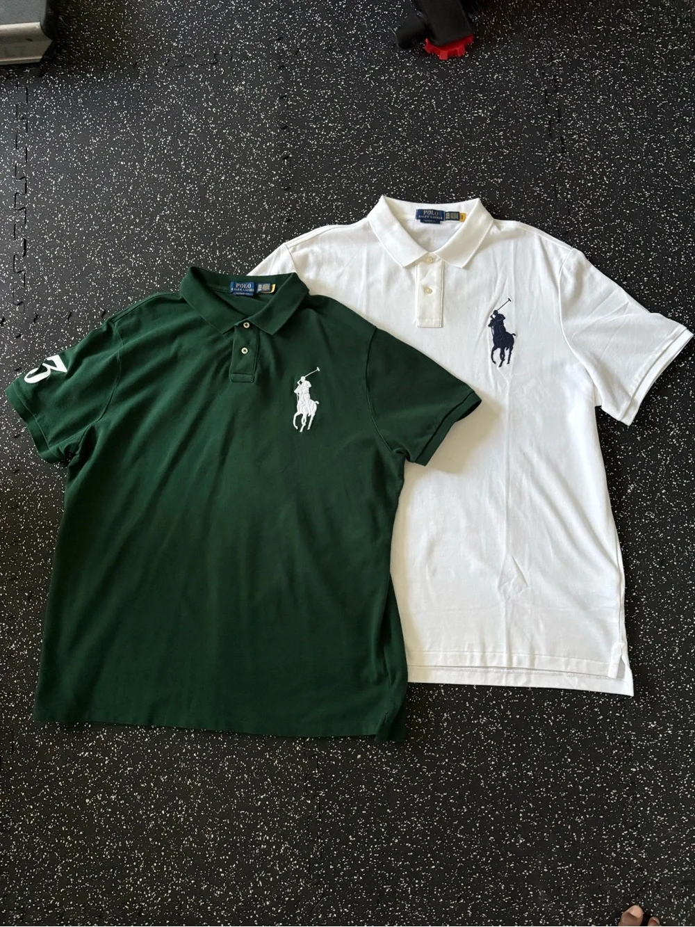 Ralph Lauren Men's Polo Duo — Forest Green & White